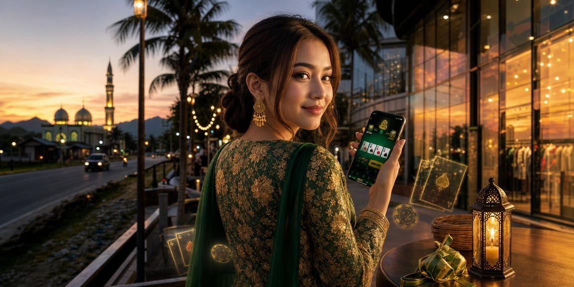 Permainan kad kasino dengan tema Hari Raya khas untuk pemain Malaysia